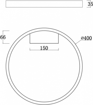 Потолочный светильник Rim MOD058CL-L25B4K фото 2